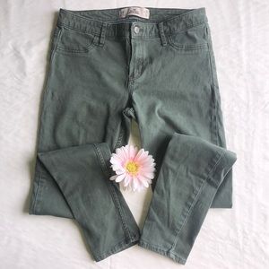 Hollister Super Skinny Olive Jeans